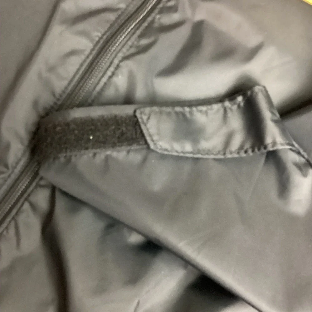 Columbia Mens Grey Black Full Zip Hooded Windbreaker Jacket Large RM2015 1442361